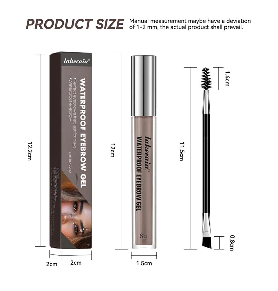 Waterproof Eyebrow Tint Gel Long Lasting Natural Look