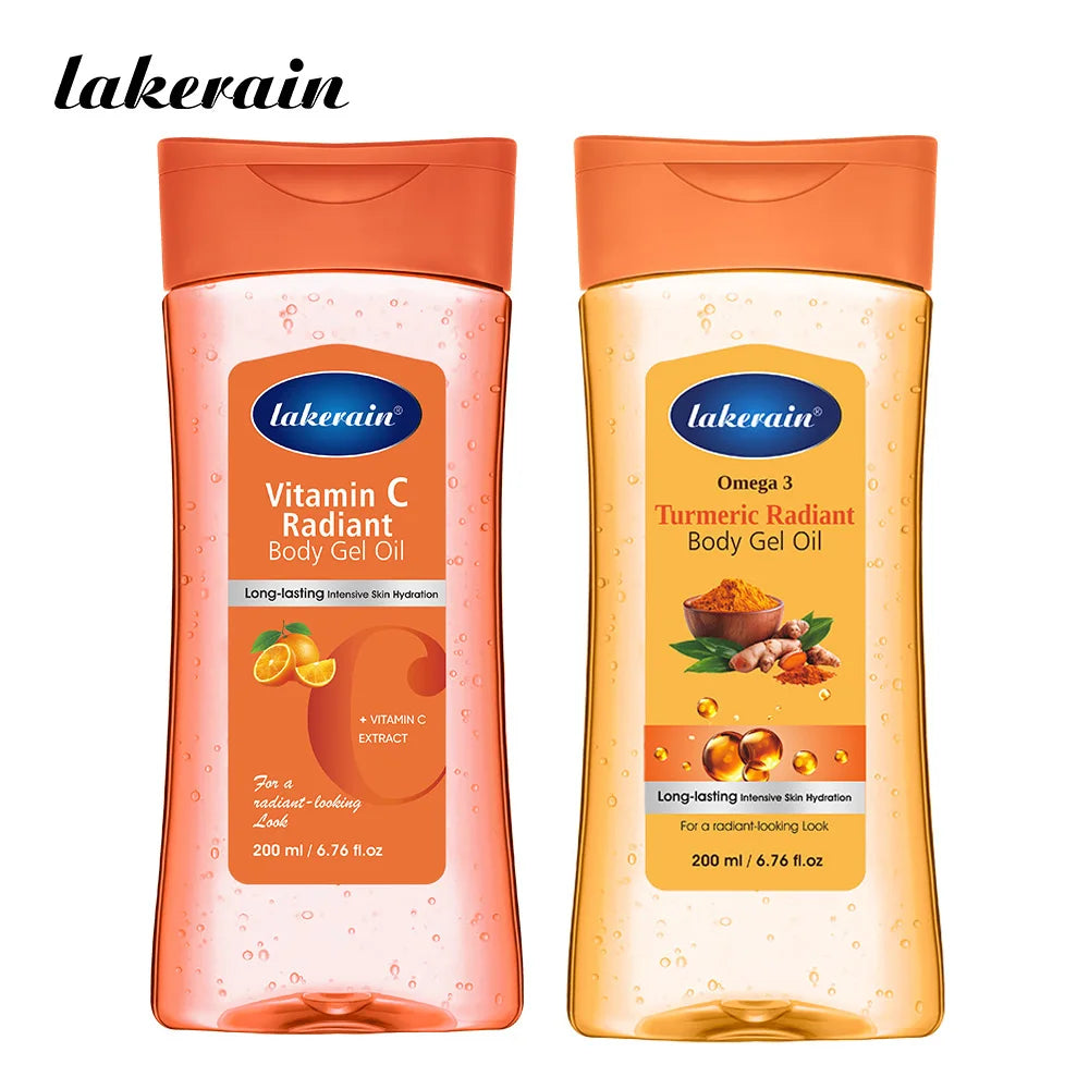 Turmeric Cocoa Glow Body Gel Oil Skin Moisturizer Treatment