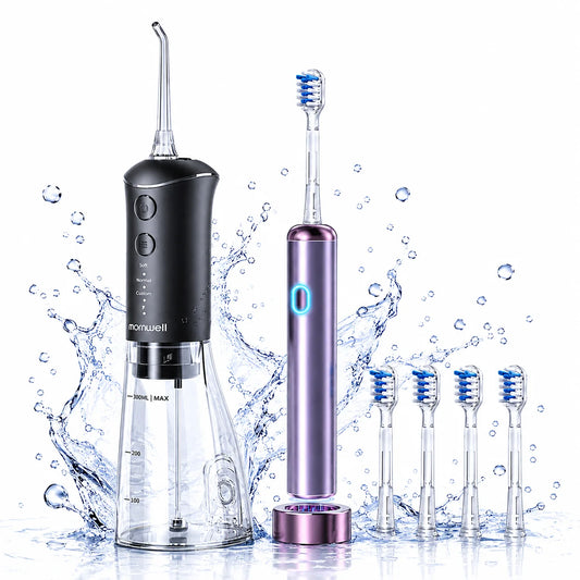 Mornwell Water Flosser & Electric Toothbrush Combo