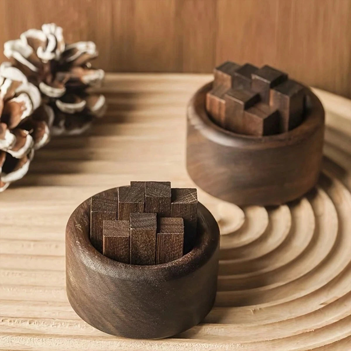 Wooden Essential Oil Diffuser Portable Aromatherapy Stick Dispenser