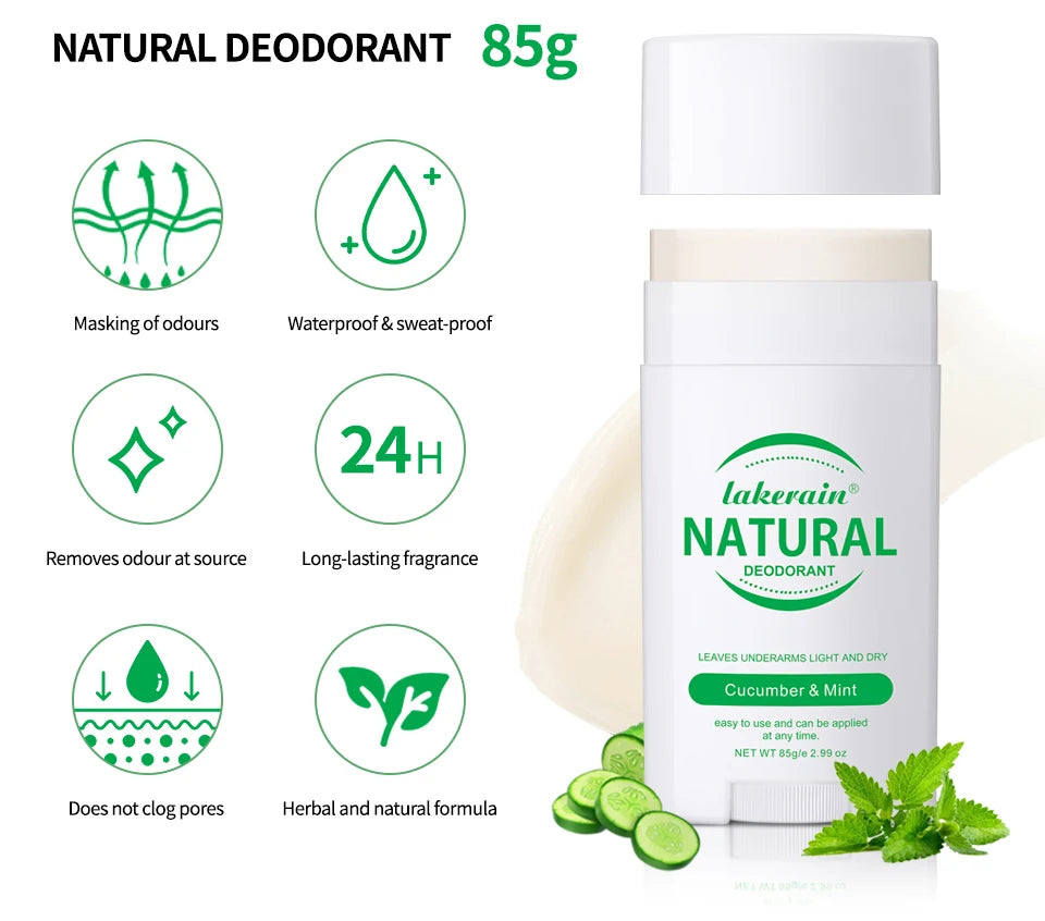 Solid Deodorant Stick Natural Perfume Balm Long Lasting Fragrance - 8