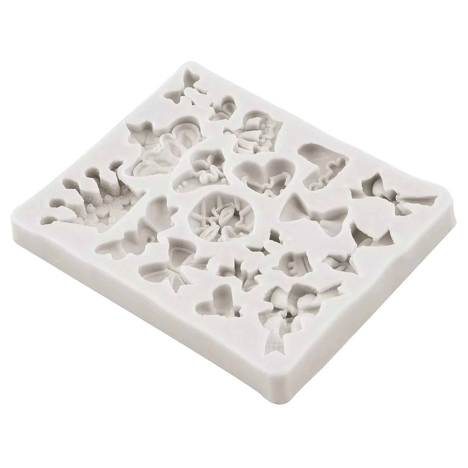 Crown and Bowknot Silicone Cake Mold Fondant Chocolate Decorating Tool