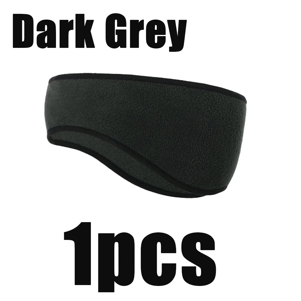 Warm Fleece Earmuffs Headband Unisex Windproof Winter Sports Ear Warmer - 18