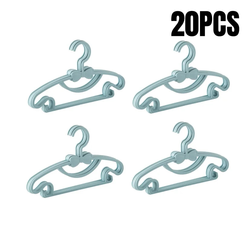 Baby Clothes Hangers Non Slip Kids Clothing Organizer Set