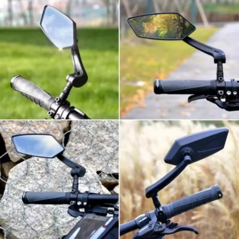 Adjustable Bike Rearview Mirror 360 Rotating Cycling Handlebar Mirror