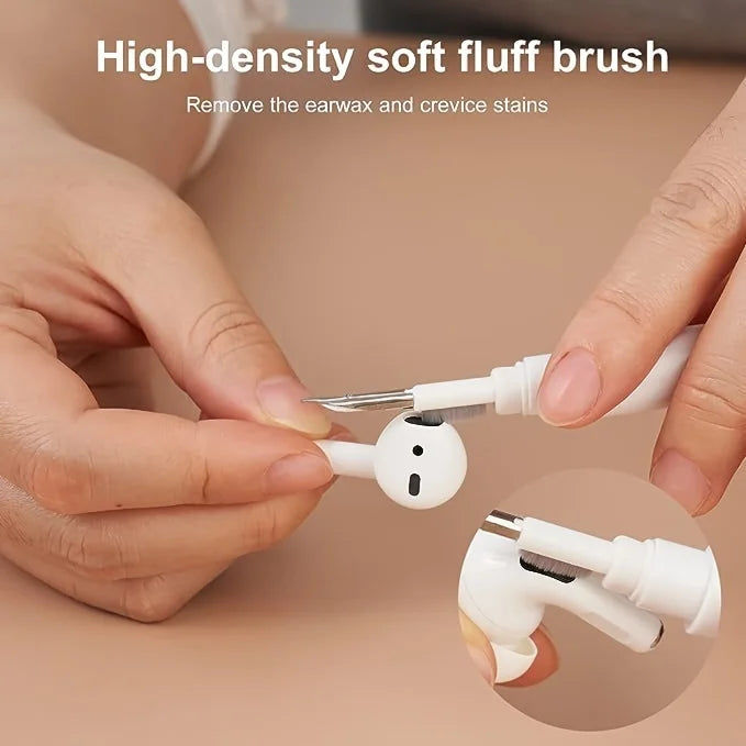 Bluetooth Earbuds Cleaning Pen Multipurpose Earphone Case Dust Brush - 7