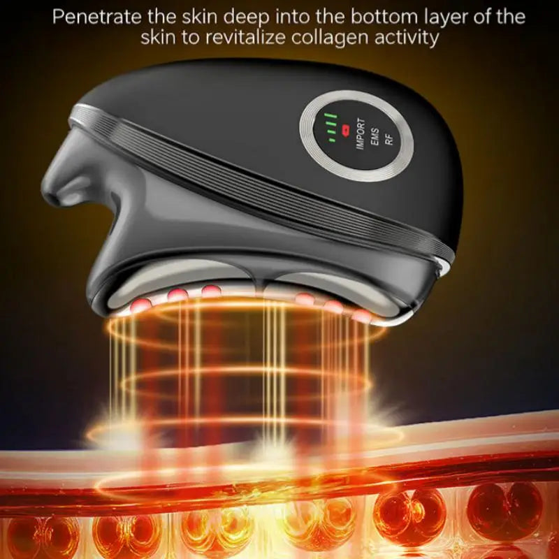 3 in 1 LED Facial Massager Microcurrent Face Contour Wand Skincare Tool - 10