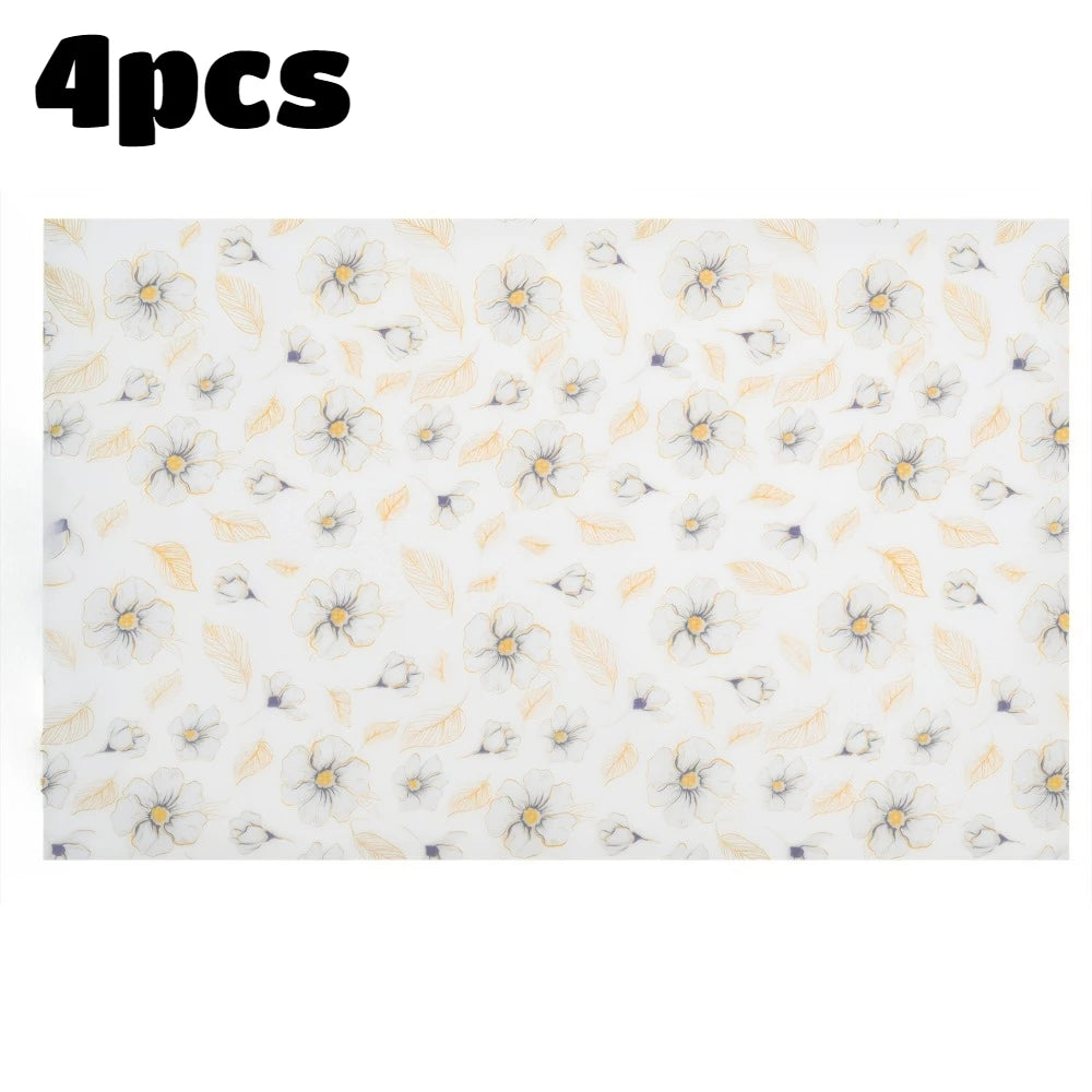 12PCS Refrigerator Mats Waterproof Fridge Liners Non-Slip Shelf Pads