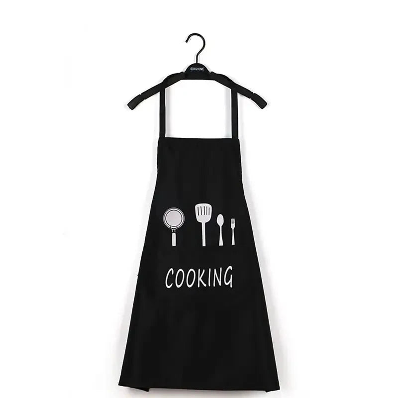 Waterproof Kitchen Apron Cooking Smock with Pocket - 6