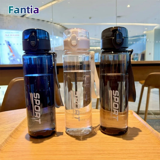 Leakproof Sports Water Bottle BPA Free Portable Gym Drinking Cup 560ml