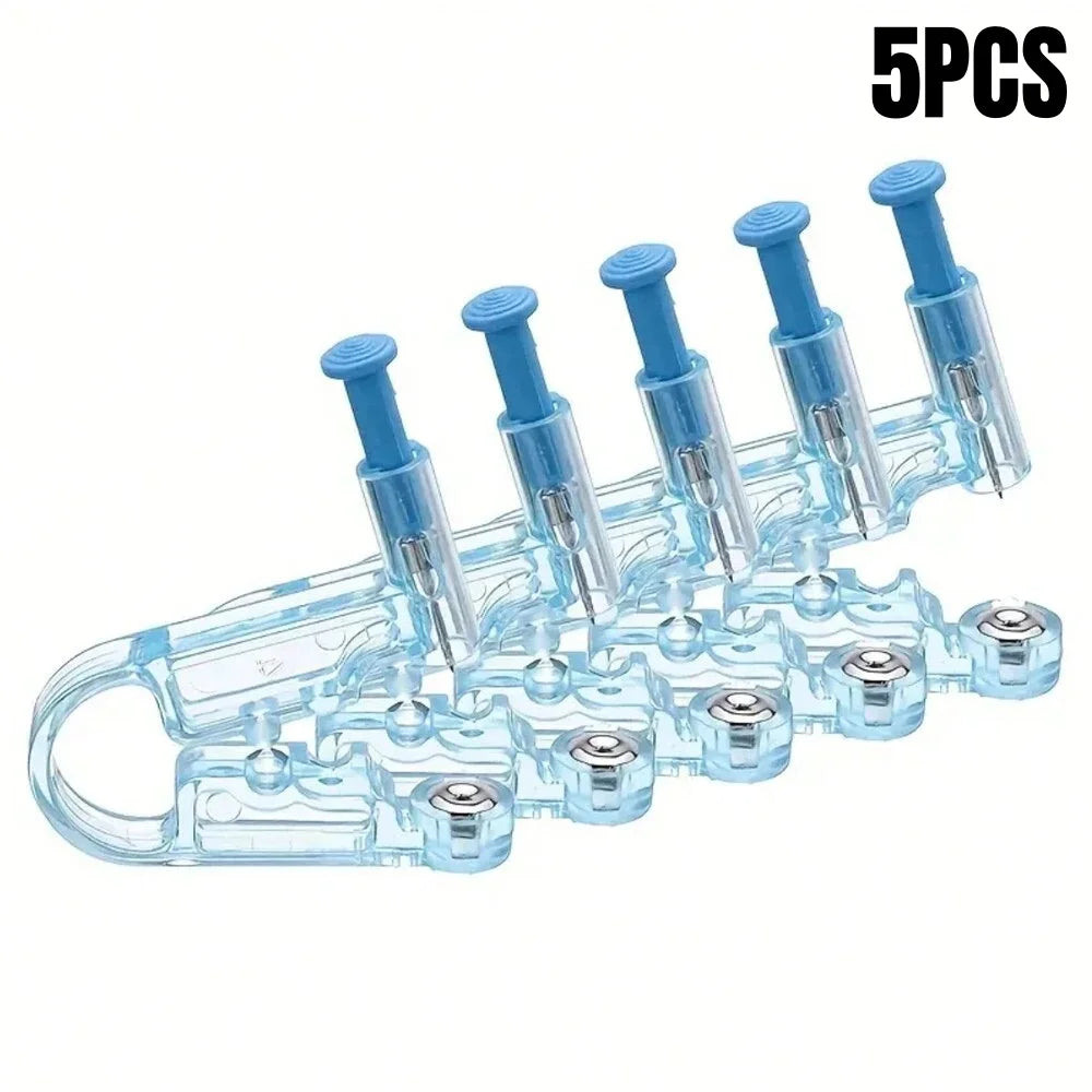 Disposable Ear Piercing Gun Kit Sterile Safety Studs Piercer Tool Set - 12