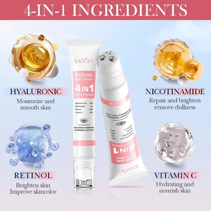Anti Wrinkle Eye Cream Dark Circles and Fine Lines Remover - 6