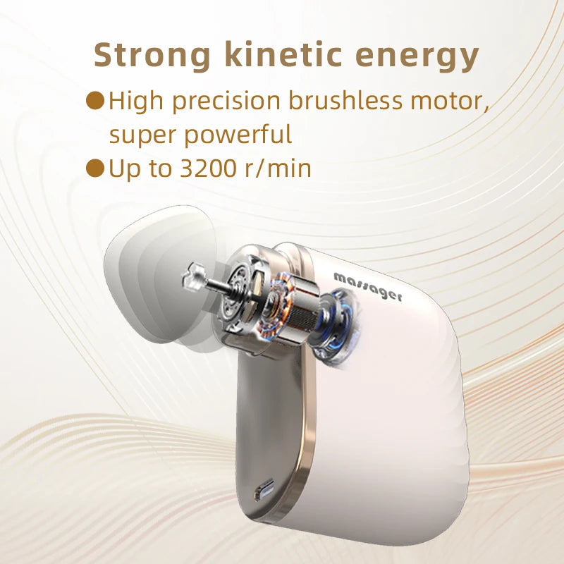Mini Pocket Fascia Gun Portable Muscle Relaxation Massager - 4