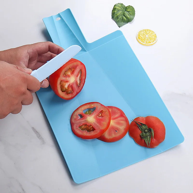 Foldable Shovel Cutting Board Kitchen Food Chopper Prep Tray