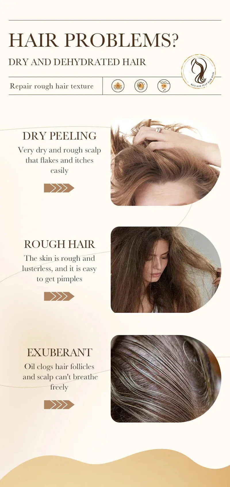 Magical Hair Mask Professional Repair Treatment For Dry Damaged Hair