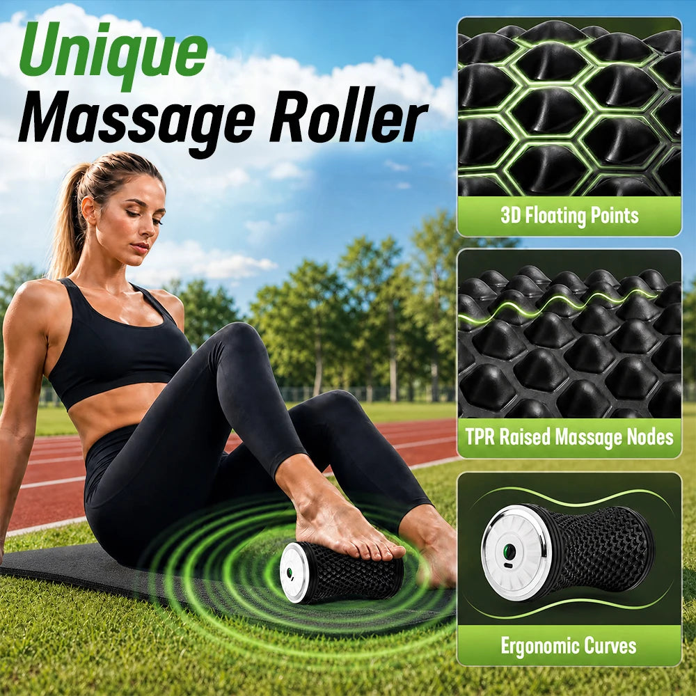 Electric Vibrating Massage Roller Muscle Recovery Tool - 3