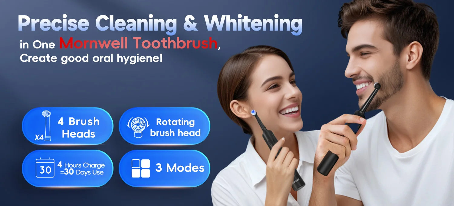 Electric Toothbrush Water Flosser Combo Oral Irrigator Kit - 14