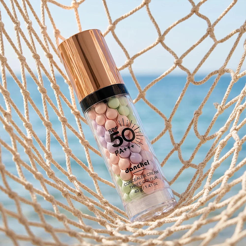Three Color Face Primer and Hydrating Concealer Isolation Cream