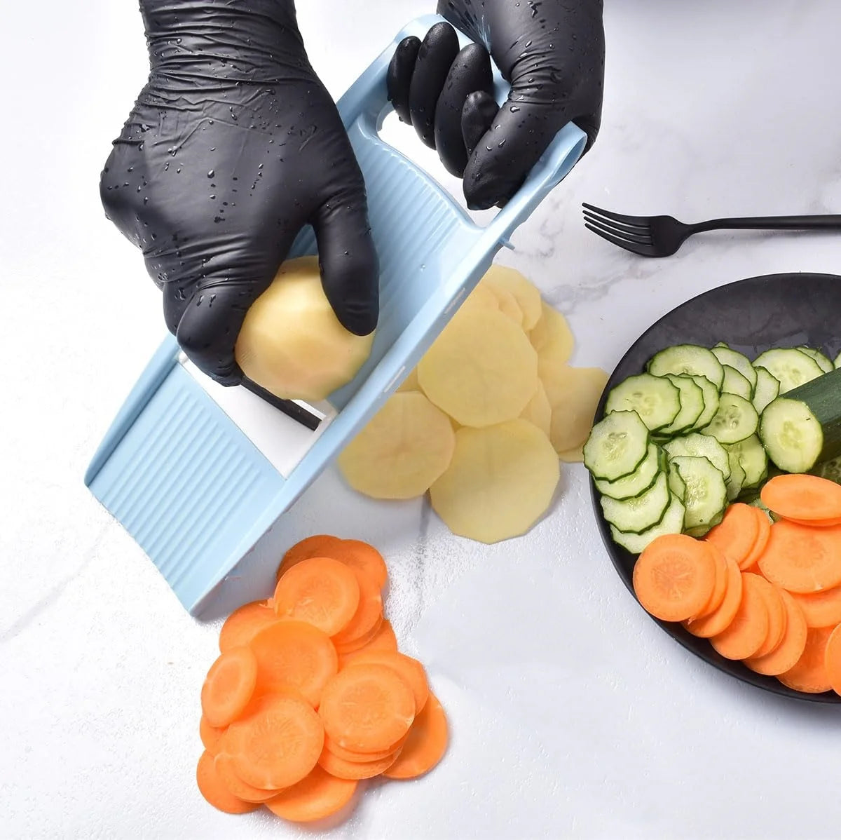 5-in-1 Vegetable Slicer Grater Multifunctional Kitchen Food Chopper - 12