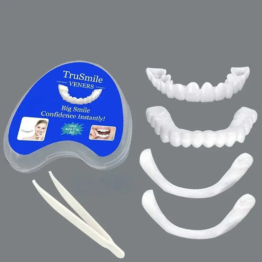 Snap-on Veneers Fake Temporary Tooth Whitening Replacement Kit