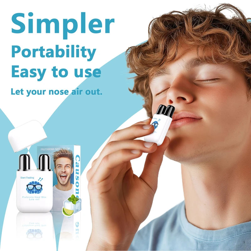 Men Nasal Suction Energy Stick Fruit Flavored Cool Oil Inhaler - 1