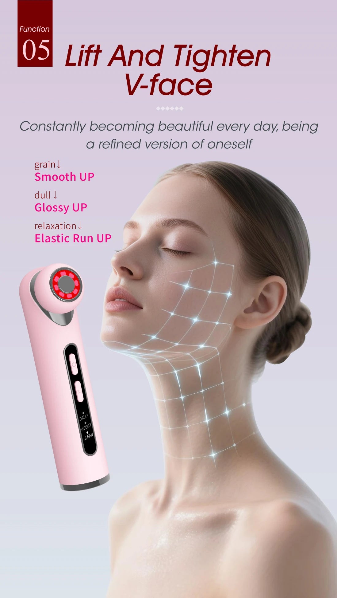 LED Photon Eye Facial Massager Eye Beauty Wand