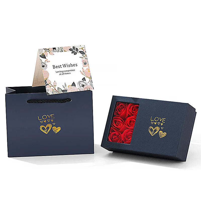 Eternal Rose Jewelry Gift Box for Valentine Day Anniversary Necklace - 11