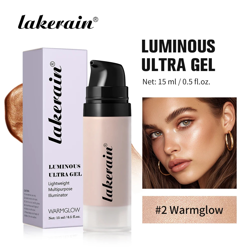 Lakerain Glowy Super Gel Lightweight Dewy Liquid Illuminator Primer - 22