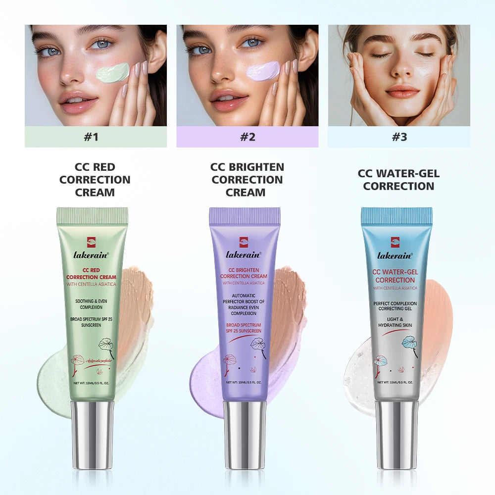 Color Correcting CC Cream Moisturizing Waterproof Makeup Foundation - 38