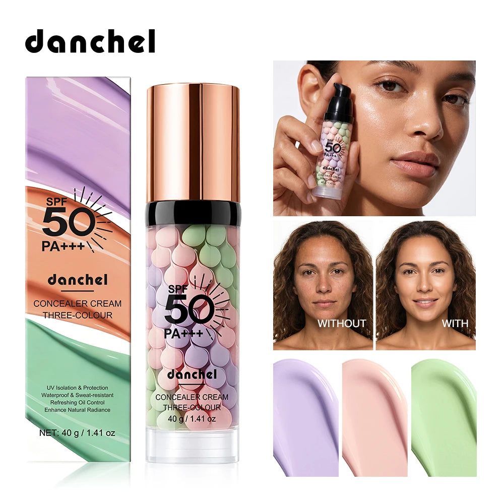 3-in-1 SPF 50 Color Correcting Primer & Makeup Base - 1