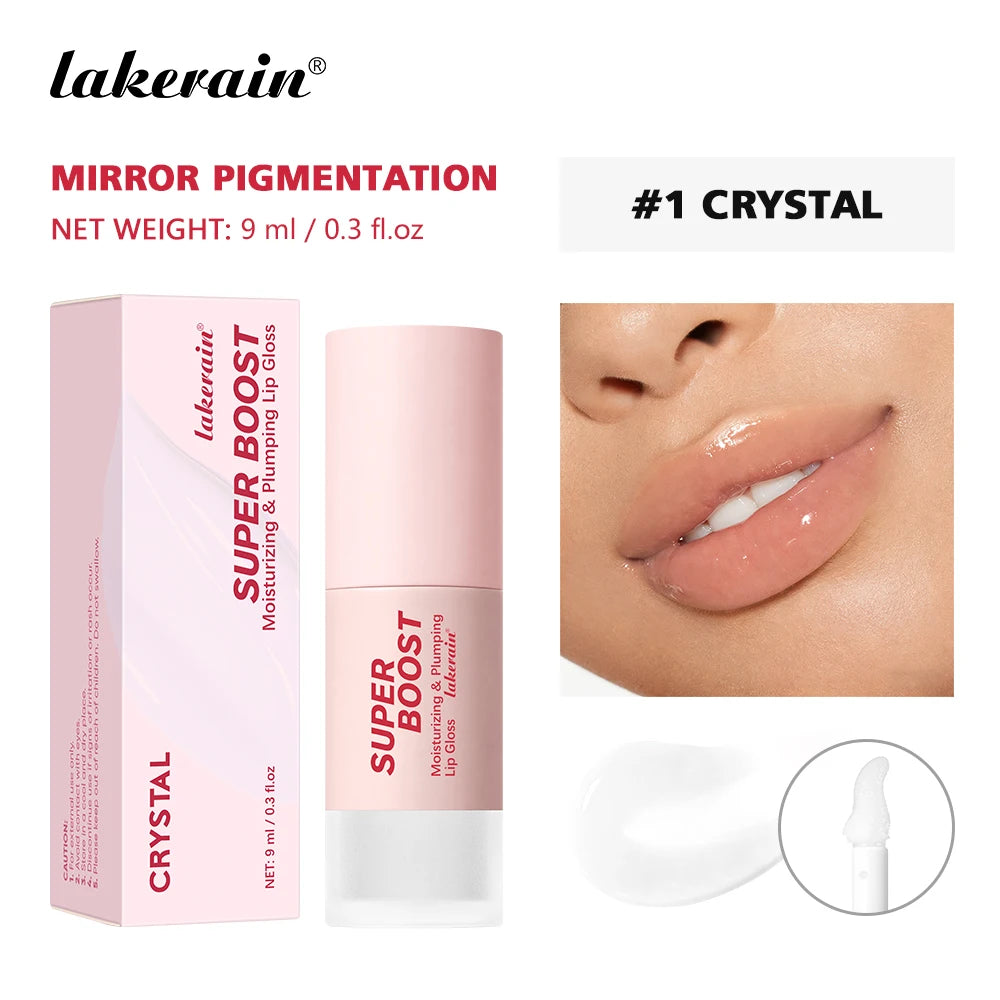 Lakerain Plumping Lip Gloss Hydrating Mirror Shine Lip Gloss