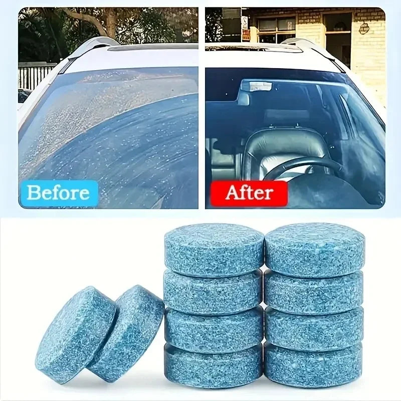 10PCS Car Windshield Wiper Washer Fluid Concentrated Effervescent Tablets - 1