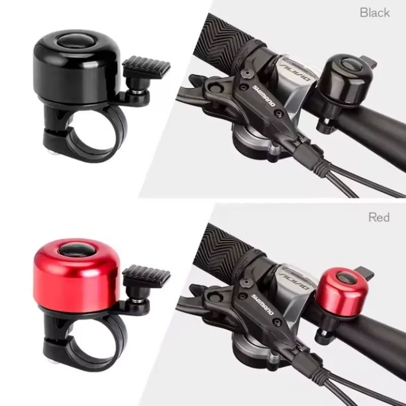 Aluminum Alloy Bicycle Bell Crisp Sounding Bike Handlebar Ring Horn - 9