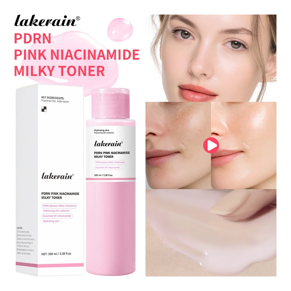 PDRN Pink Niacinamide Milky Toner Hydrating Facial Lotion
