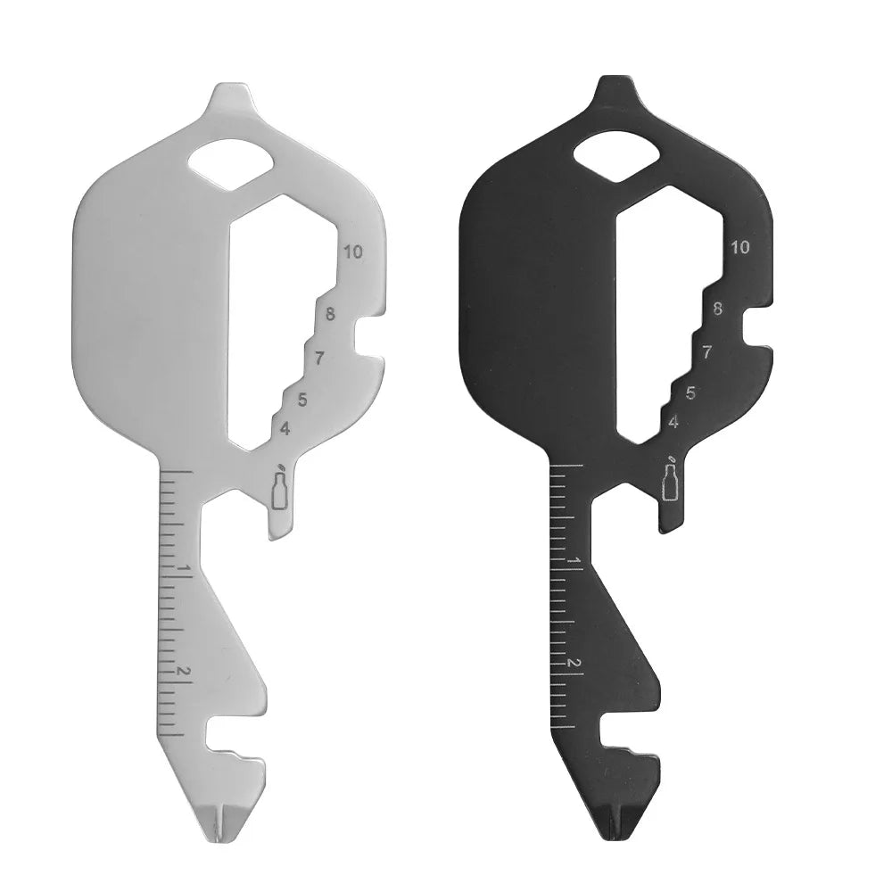 13-in-1 Stainless Steel Keychain Multitool Portable EDC Repair Gadget
