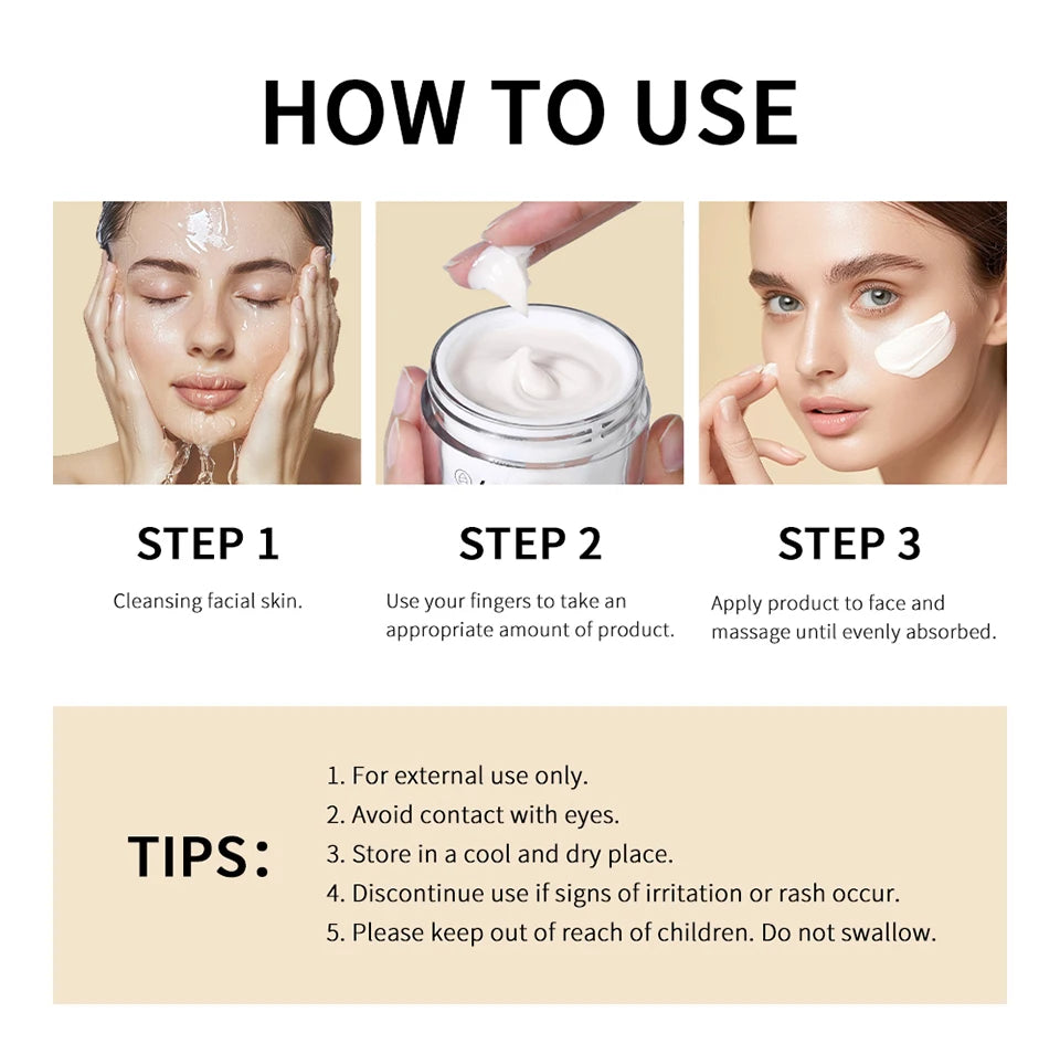 Lakerain Hydrogel Facial Cream Deep Hydrating Face Skin Care