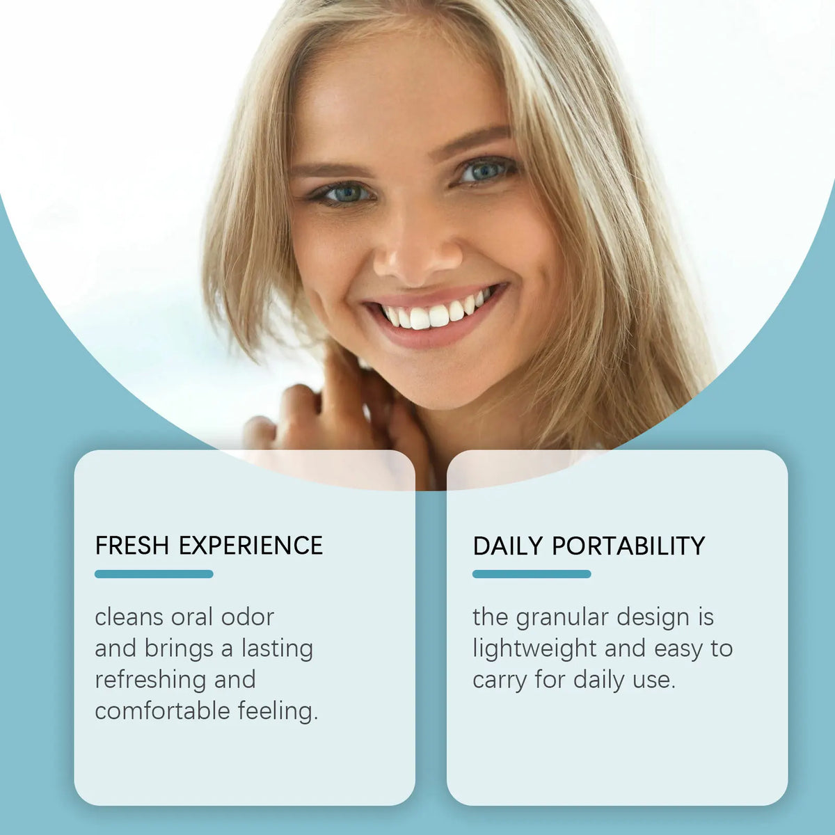 Oralhoe Probiotic Mouthwash Tablets Teeth Whitening & Mint Breath Fresh