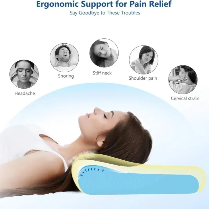 Orthopedic Memory Foam Cervical Pillow for Neck Pain Relief - 3