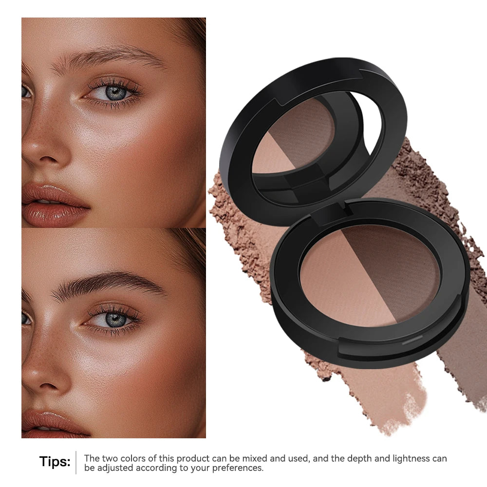 Eyebrow Powder Duo Contour Shadow Palette - 3