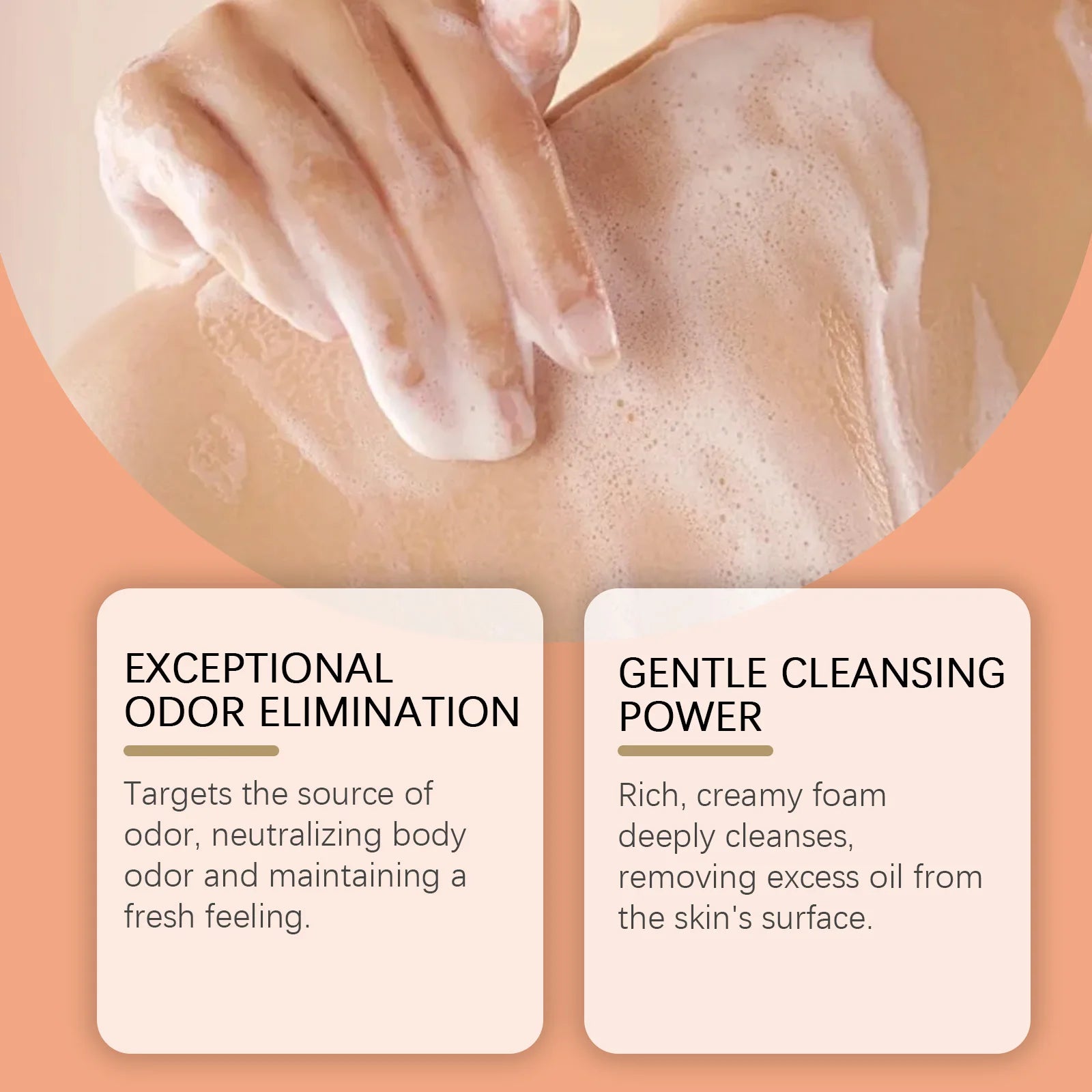 Persimmon Deodorizing Body Soap Aging Odor Neutralizer Skin Care Bar - 8