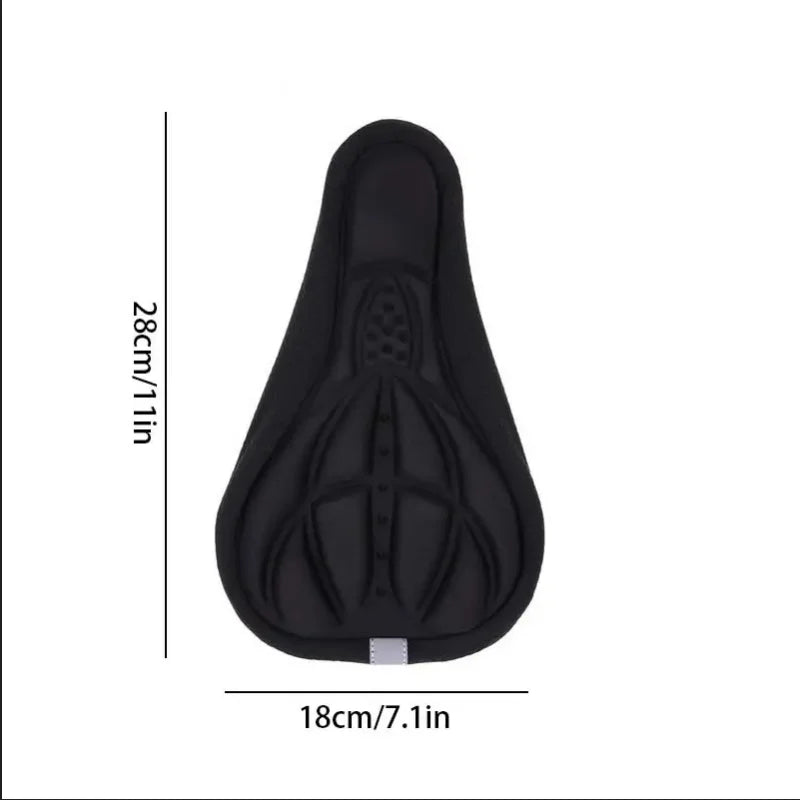 3D Padded Bike Seat Cover Soft MTB Cycling Saddle Cushion