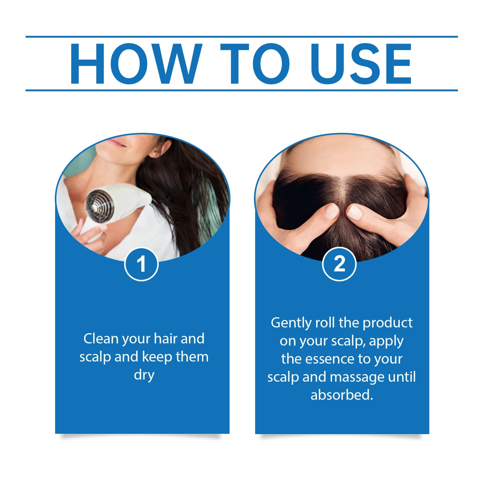 Rosemary Hair Growth Serum Roller Split Ends Repair Oil - 12
