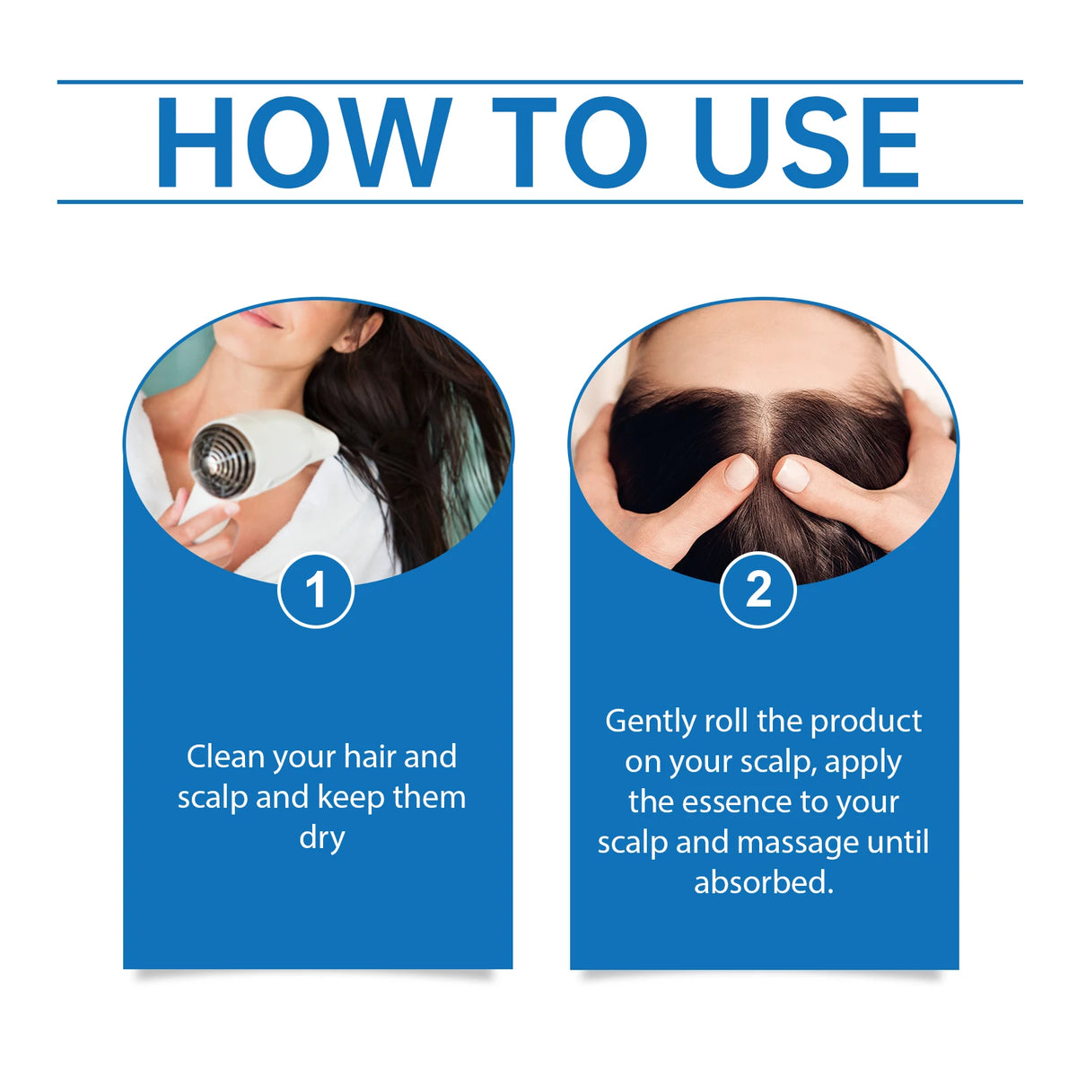 Rosemary Hair Growth Serum Roller Split Ends Repair Oil