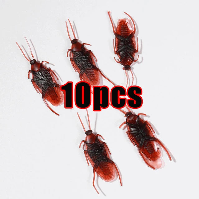 50pcs Realistic Fake Bug Prank Set Halloween Party Decor Props - 34