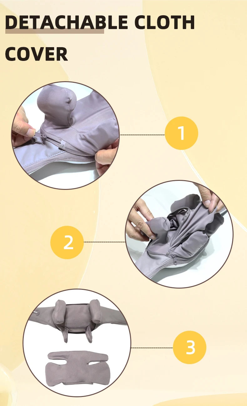 Wireless Neck and Back Massager 6D Deep Tissue Kneading Pillow