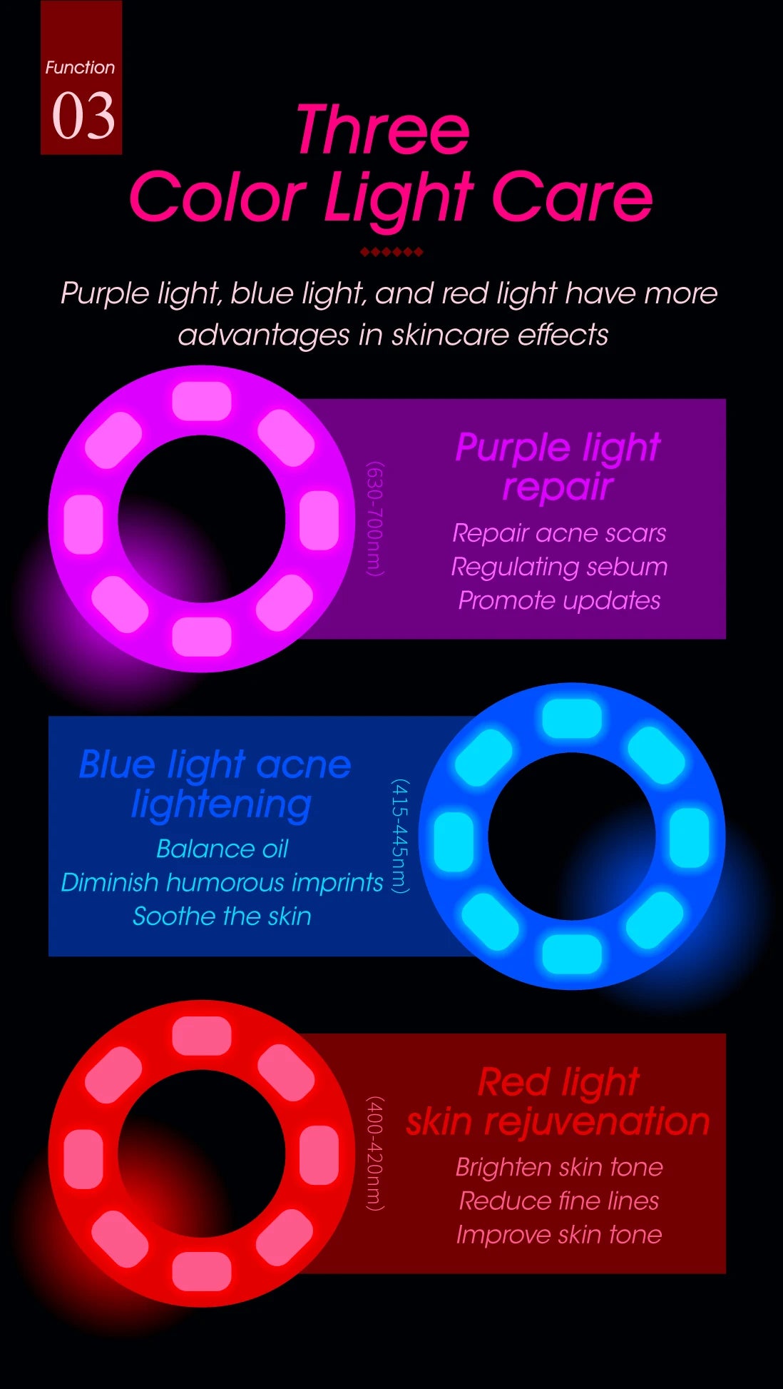 LED Photon Eye Facial Massager Eye Beauty Wand