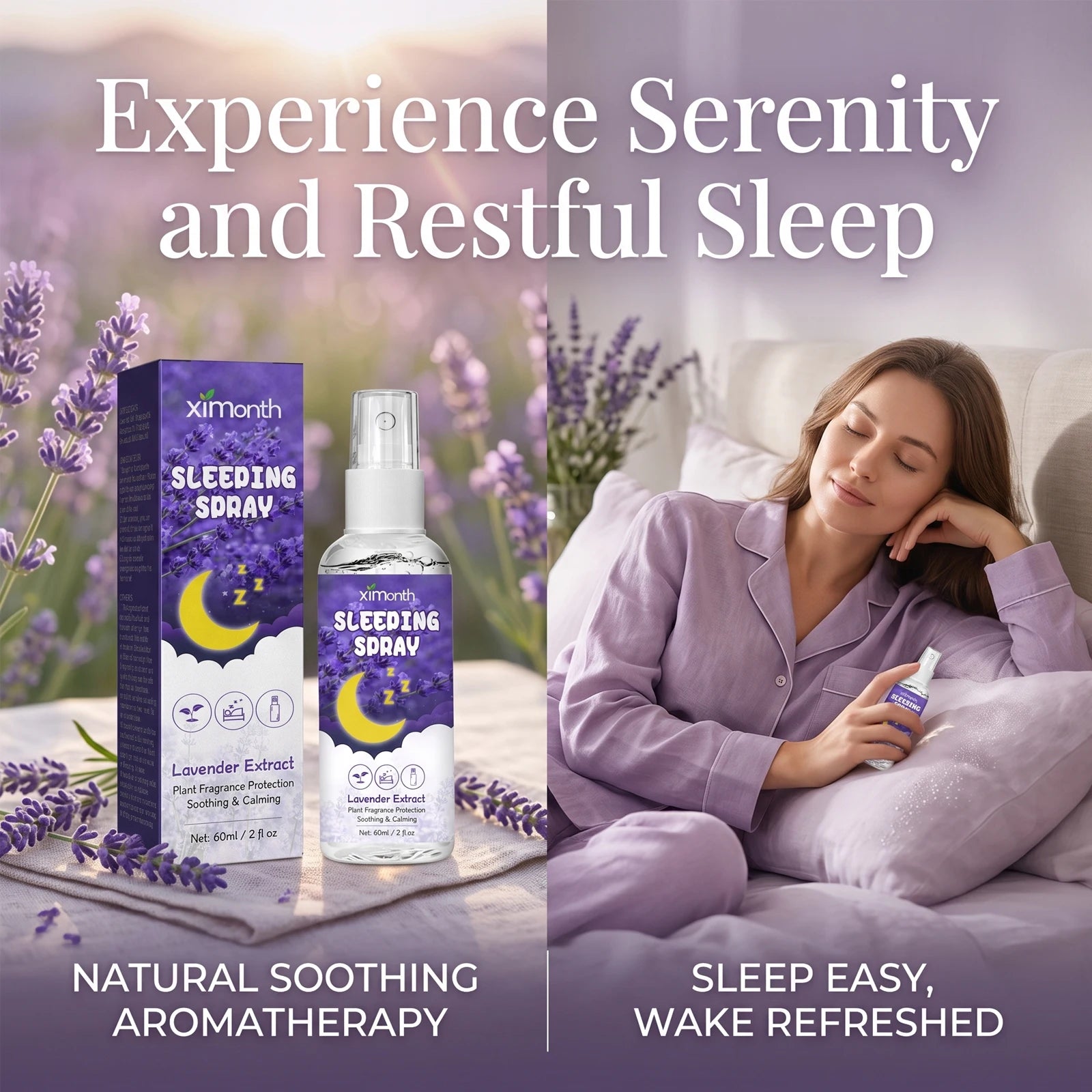 Lavender Sleeping Spray Calming Sleep Aid & Anxiety Relief Mist - 1