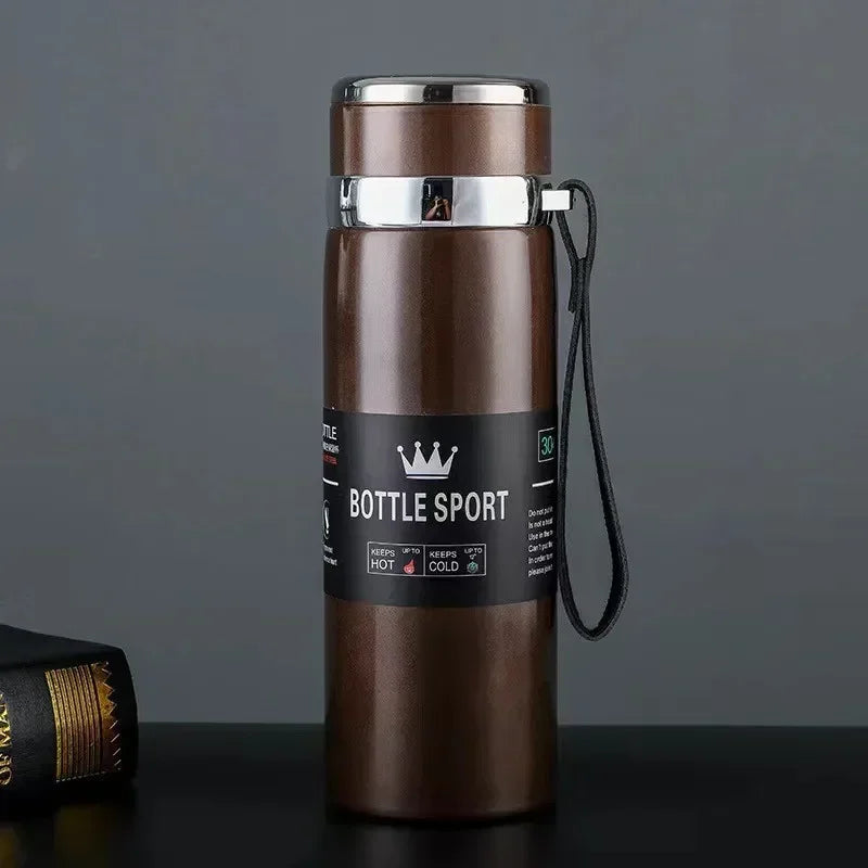 1L Stainless Steel Thermal Water Bottle Vacuum Insulated Travel Flask