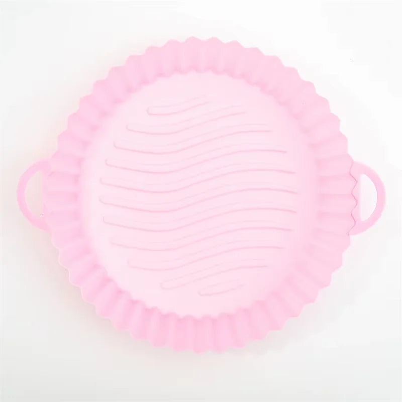 Reusable Silicone Air Fryer Liner Non Stick Square Basket Accessory