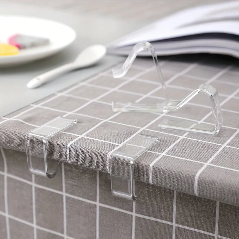 Transparent Tablecloth Clips Non-Slip Picnic Table Cloth Holders